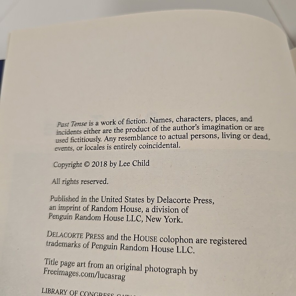 Past Tense: A Jack Reacher Novel - Hardcover By Child, Lee - GOOD - Picture 4 of 4